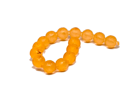 Hareline Zap Roe and Go #271 Fl Orange / 8mm Chenilles, Body Materials