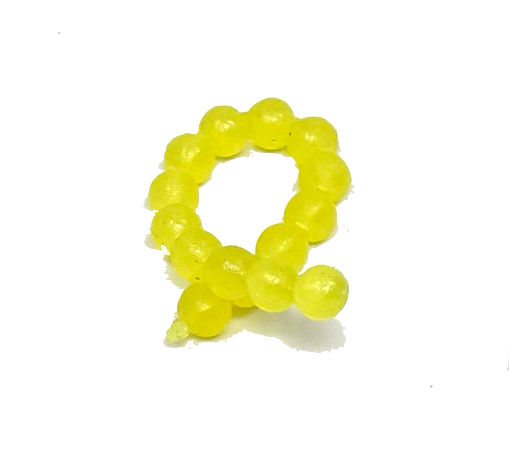Hareline Zap Roe and Go #385 Fl Yellow Chartreuse / 8mm Chenilles, Body Materials