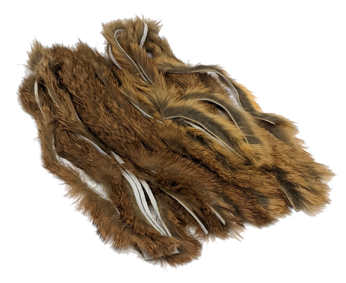 Hareline Zonker Cut Hide #21 Gold Variant Hair, Fur