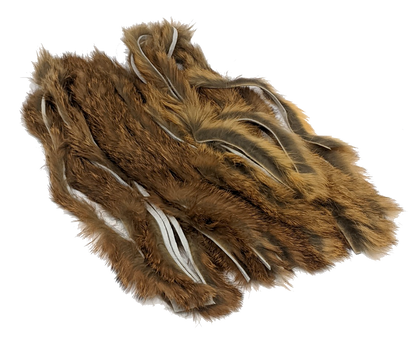 Hareline Zonker Cut Hide #21 Gold Variant Hair, Fur