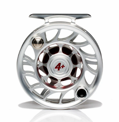 Hatch Iconic 4 Plus Reel Clear Red / Large Arbor Fly Reel