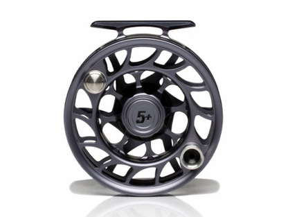 Hatch Iconic 5 Plus Reel Gray/Black / Large Arbor Fly Reel