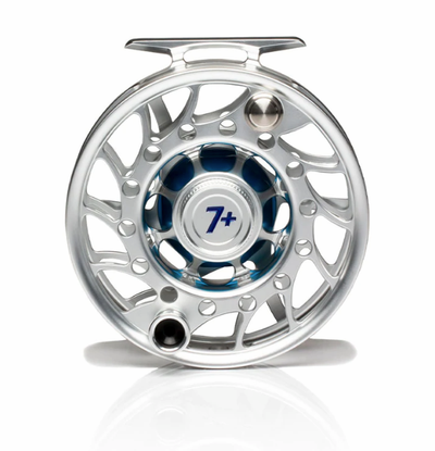 Hatch Iconic 7 Plus Reel Clear Blue / Mid Arbor Fly Reel