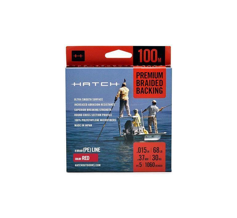 Hatch Premium Backing Red / 100M- 68 lb. Backing