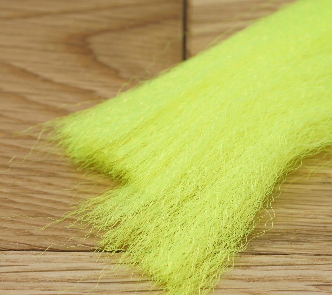 Hedron Fuzzy Fiber Fl Yellow Chenilles, Body Materials