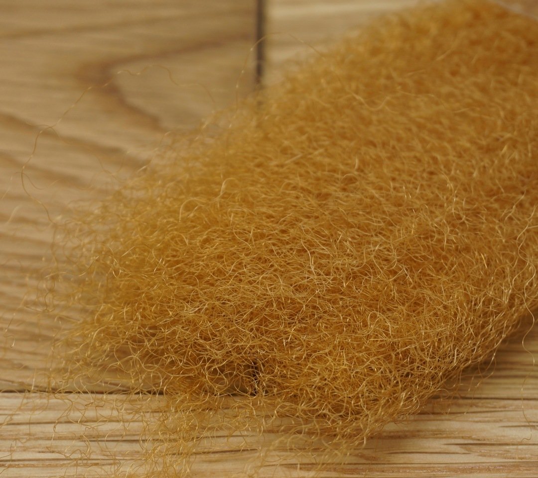 Hedron Fuzzy Fiber Golden Brown Chenilles, Body Materials