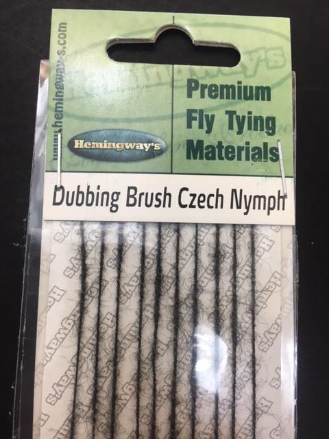 Hemingway Czech Nymph Dubbing Brush Black