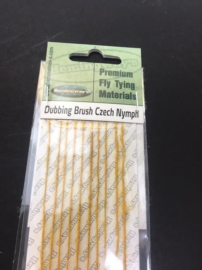 Hemingway Czech Nymph Dubbing Brush Golden Yellow