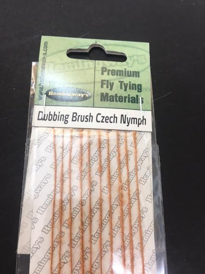 Hemingway Czech Nymph Dubbing Brush Orange