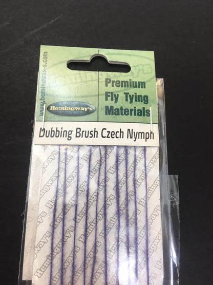 Hemingway Czech Nymph Dubbing Brush Purple