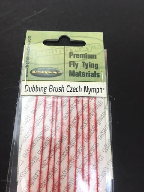 Hemingway Czech Nymph Dubbing Brush Red