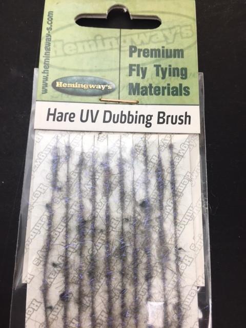 Hemingway Hare UV Dubbing Brush Natural Dark