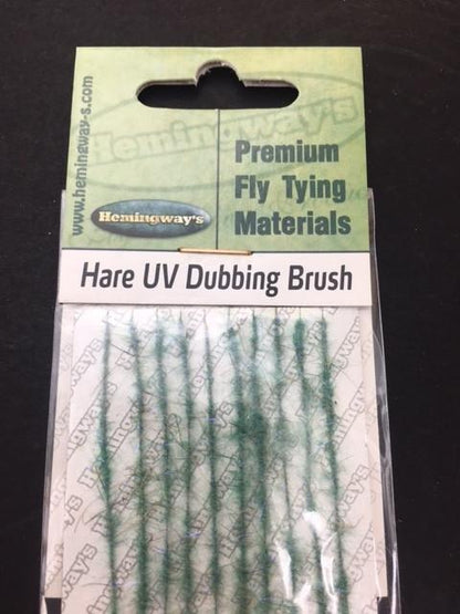 Hemingway Hare UV Dubbing Brush Olive