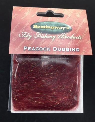 Hemingway Peacock Dubbing Red