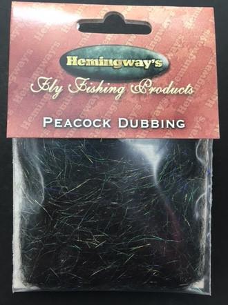 Hemingway Peacock Dubbing Black
