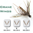 Hemingway's Crane Wings cranefly realistic wings fly tying