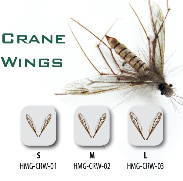 Hemingway's Crane Wings - Fly tying materials - FISHING-MART