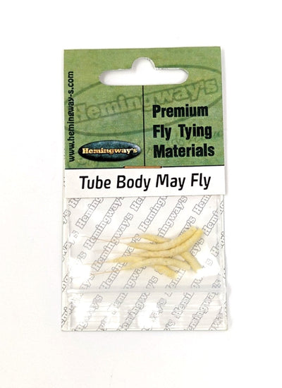 Hemingway's Mayfly Tube Body Light Yellow / Small Legs, Wings, Tails