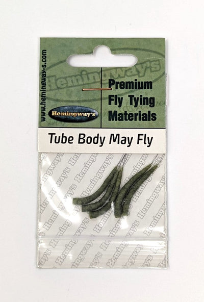 Hemingway's Mayfly Tube Body Olive / Small Legs, Wings, Tails