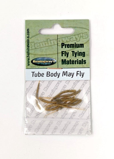 Hemingway's Mayfly Tube Body Tan / Small Legs, Wings, Tails