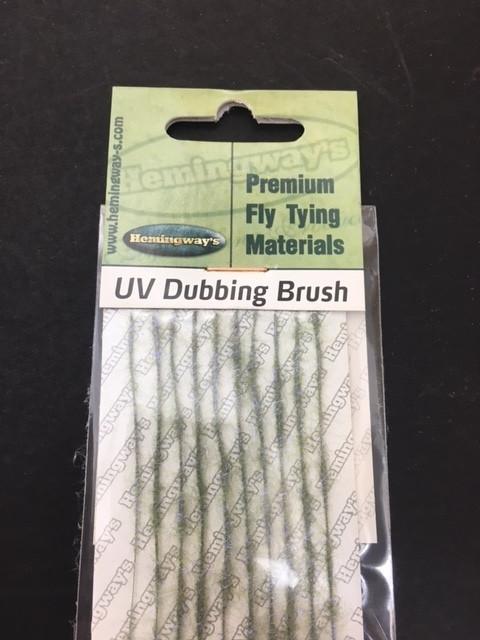 Hemingway UV Dubbing Brush Olive Dubbing