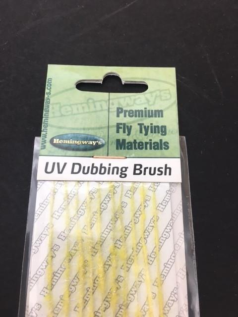 Hemingway UV Dubbing Brush Yellow Dubbing