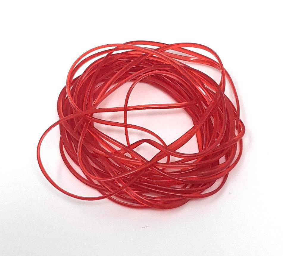 Hends Body Glass Half Round 1.2 Mm Red Pink Chenilles, Body Materials