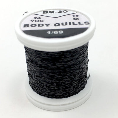 Hends Body Quills Black (HD-BQ 30) Chenilles, Body Materials