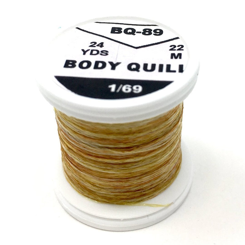 Hends Body Quills Brown Olive - Light Olive Multicolor (HD-BQ 89) Chenilles, Body Materials