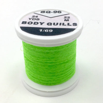 Hends Body Quills Chartreuse (HD-BQ 96) Chenilles, Body Materials