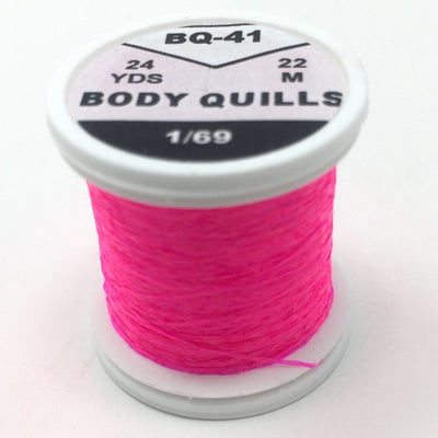 Hends Body Quills Fl Pink (HD-BQ 41) Chenilles, Body Materials