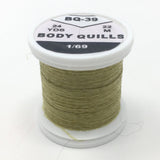 Hends Body Quills Light Olive (HD-BQ 39) Chenilles, Body Materials