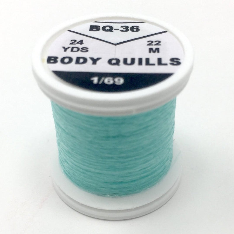 Hends Body Quills Turquoise Blue (HD-BQ 36) Chenilles, Body Materials