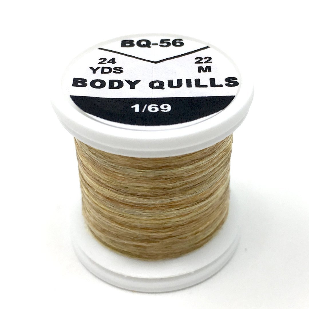 Hends Body Quills Yellow - Brown Multicolor (HD-BQ 56) Chenilles, Body Materials