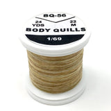 Hends Body Quills Yellow - Brown Multicolor (HD-BQ 56) Chenilles, Body Materials
