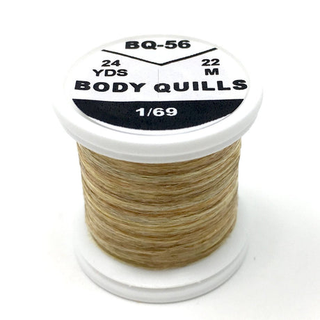 Hends Body Quills Yellow - Brown Multicolor (HD-BQ 56) Chenilles, Body Materials