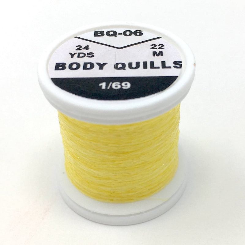 Hends Body Quills Yellow (HD-BQ 06) Chenilles, Body Materials