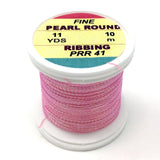 Hends Pearl Round Ribbing Tinsel- 11 Yard Spool Pink Pearl Wires, Tinsels