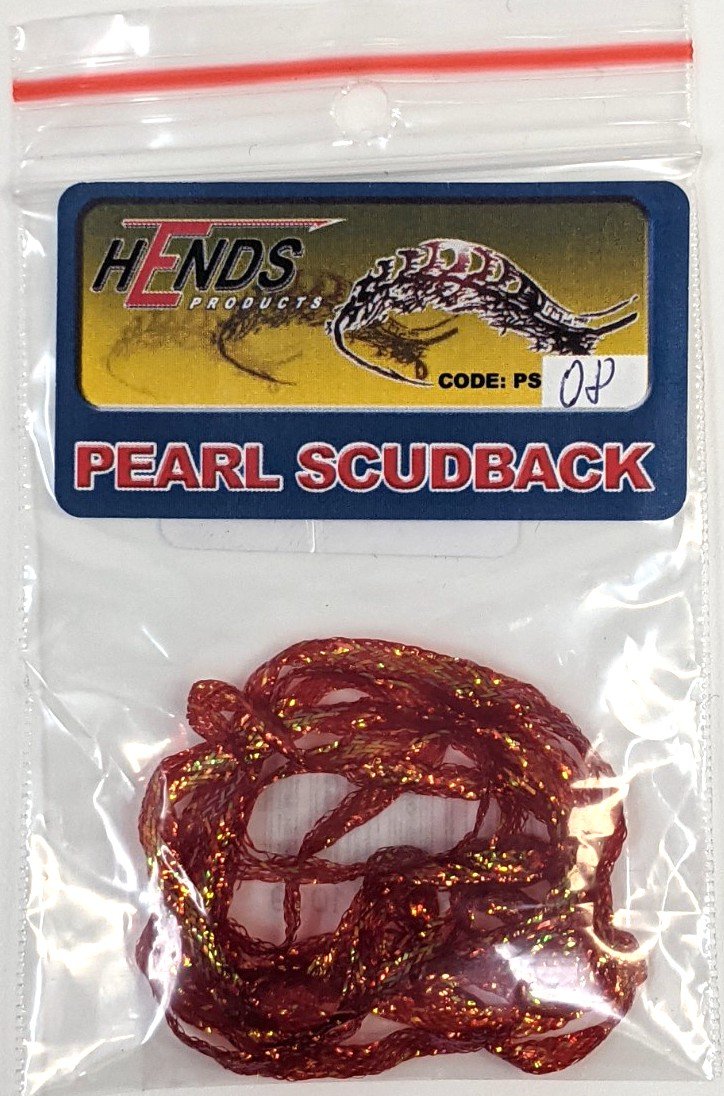 Hends Pearl Scudback Rusty Red Chenilles, Body Materials