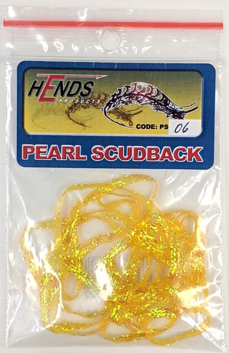 Hends Pearl Scudback Yellow Chenilles, Body Materials