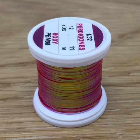 Hends Perdigones Pearl Body - Medium 1/32 Red Wires, Tinsels