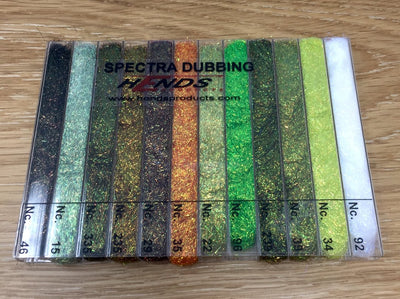 Hends Spectra Dubbing 12 Color Dispenser Dark Dubbing
