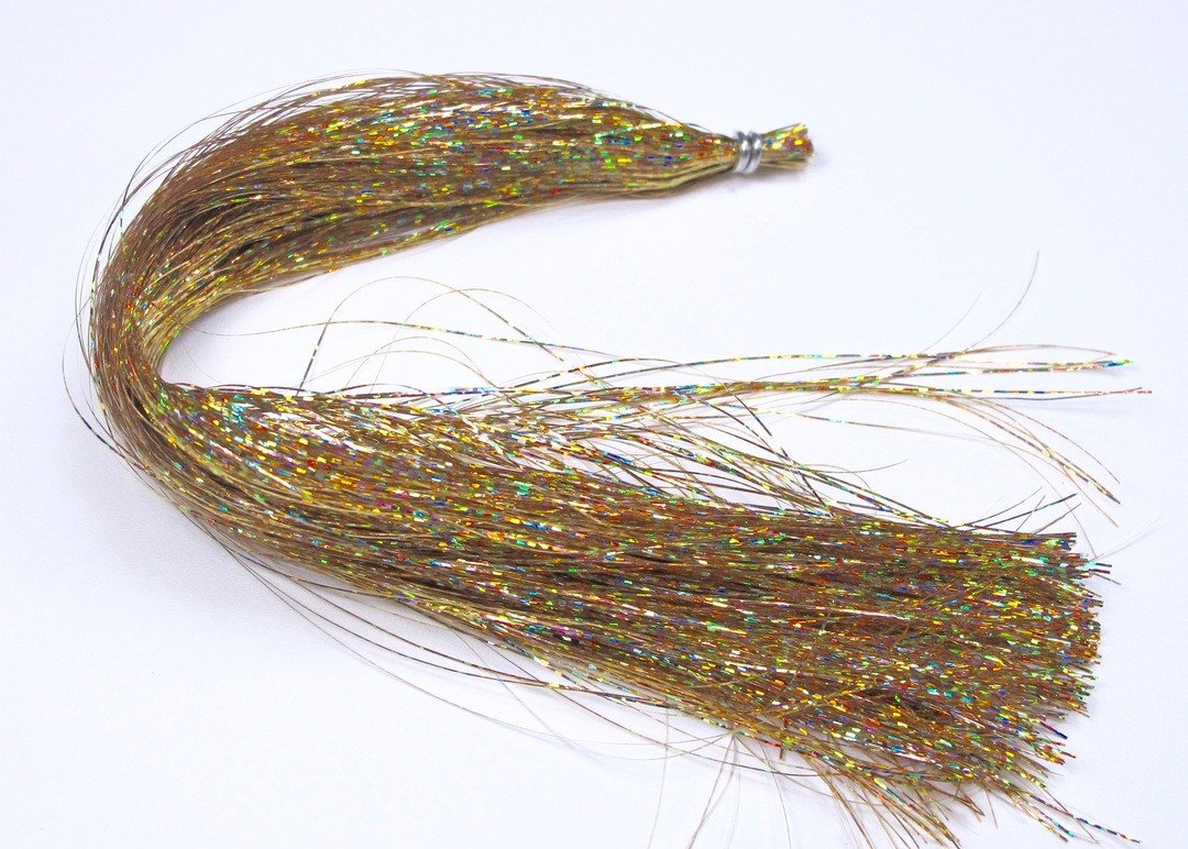 Holographic Flashabou Gold Fly Tying Flash