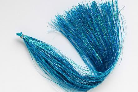 Holographic Flashabou Teal Fly Tying Flash