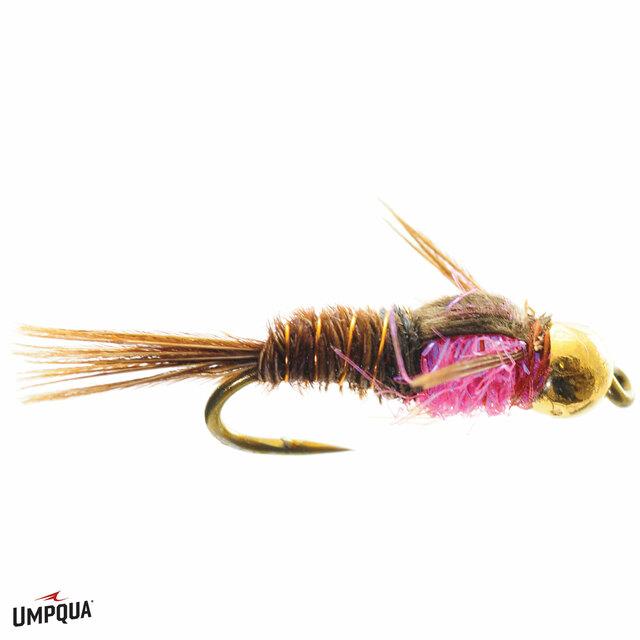 Hot Belly Pheasant Tail Nymph Pink / 16 Flies
