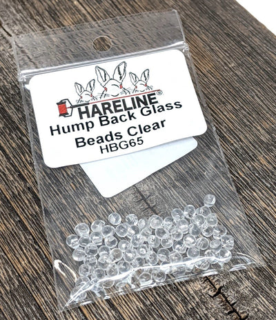 Hump Back Glass Beads 65 Clear Beads, Eyes, Coneheads