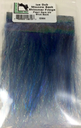 Ice Dub Minnow Back Shimmer Fringe Pearl Uv Dark Back