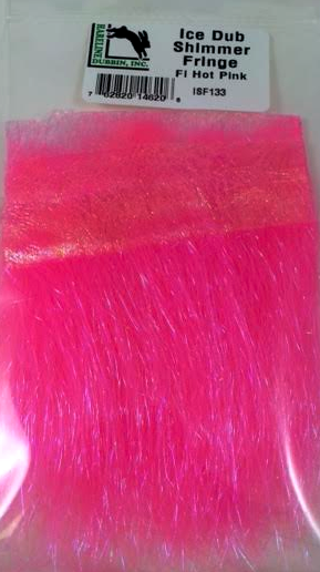 Ice Dub Shimmer Fringe Fl Hot Pink