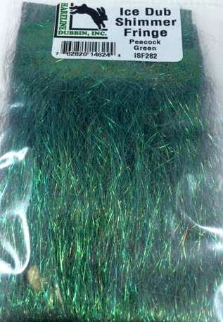Ice Dub Shimmer Fringe Peacock Green