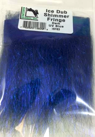 Ice Dub Shimmer Fringe Dark UV Blue